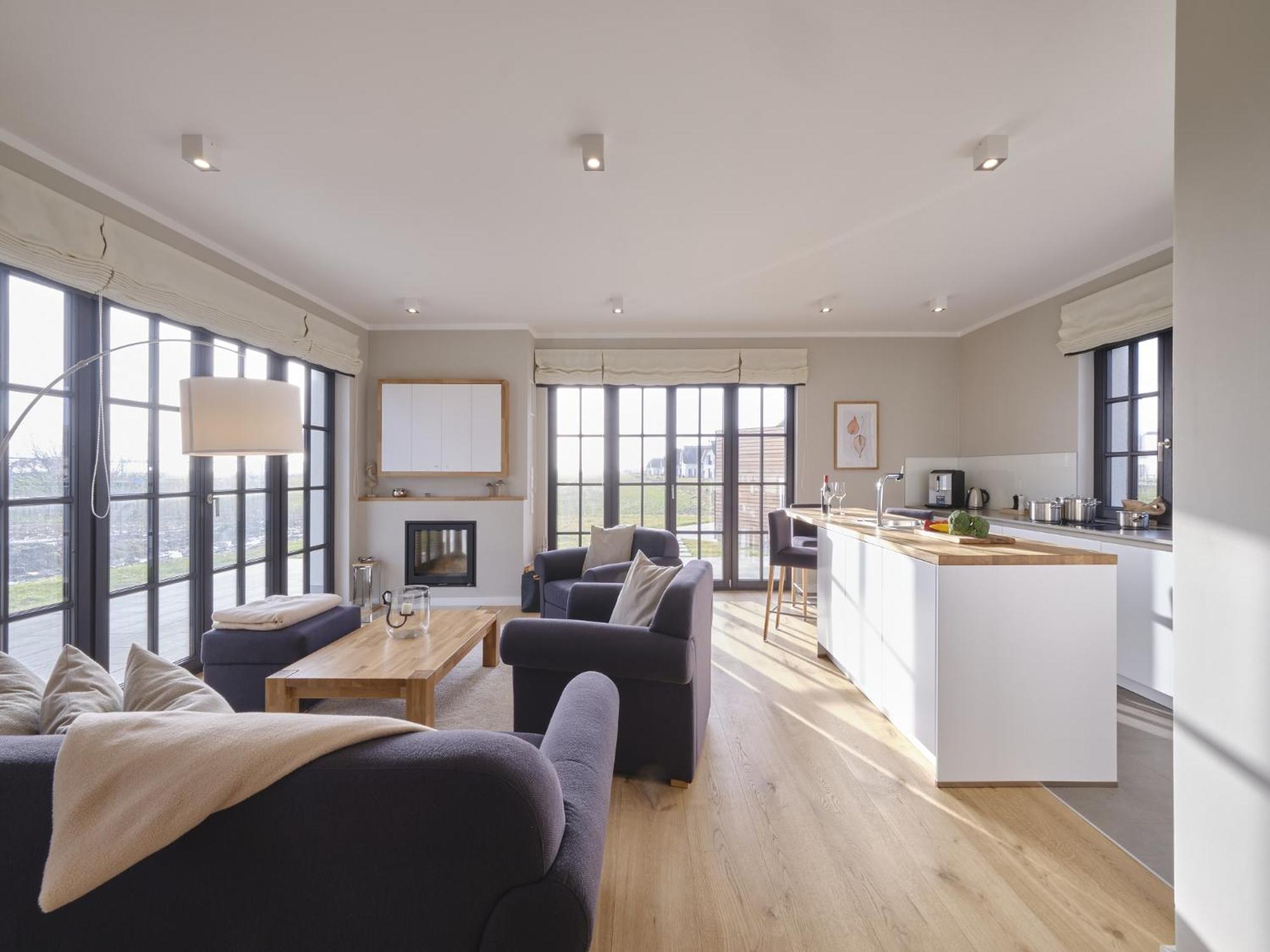 Reetland Am Meer - Luxusplus Reetdachvilla Mit 4 Schlafzimmern, Aussensauna, Loungebereich Und Kamin G07 Дранске Экстерьер фото
