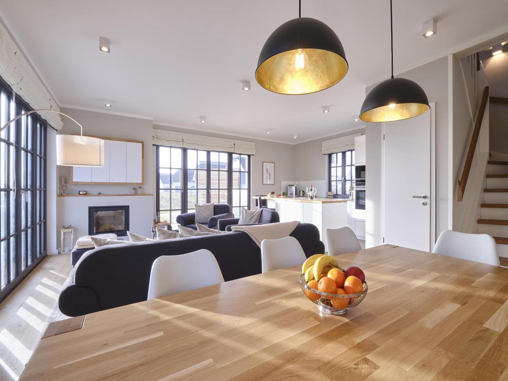 Reetland Am Meer - Luxusplus Reetdachvilla Mit 4 Schlafzimmern, Aussensauna, Loungebereich Und Kamin G07 Дранске Экстерьер фото